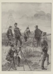 Transvaal State Artillery at Gun Practice